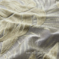 Polyester Two Tone Jacquard Velvet Curtain Fabric